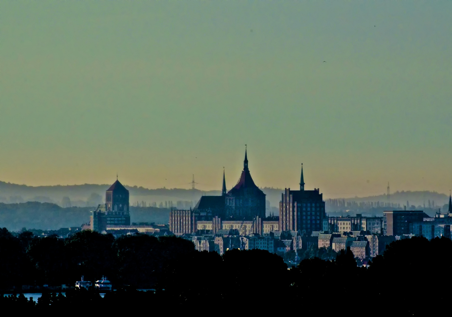 Skyline von Rostock