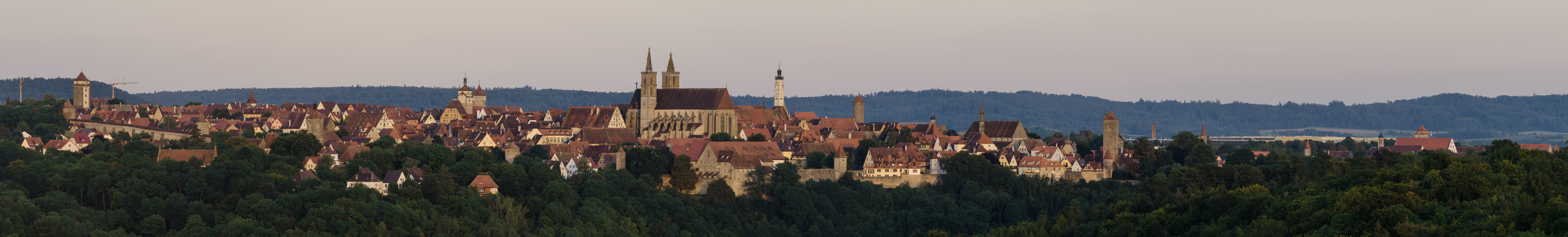 Skyline von Rothenburg ob der Tauber