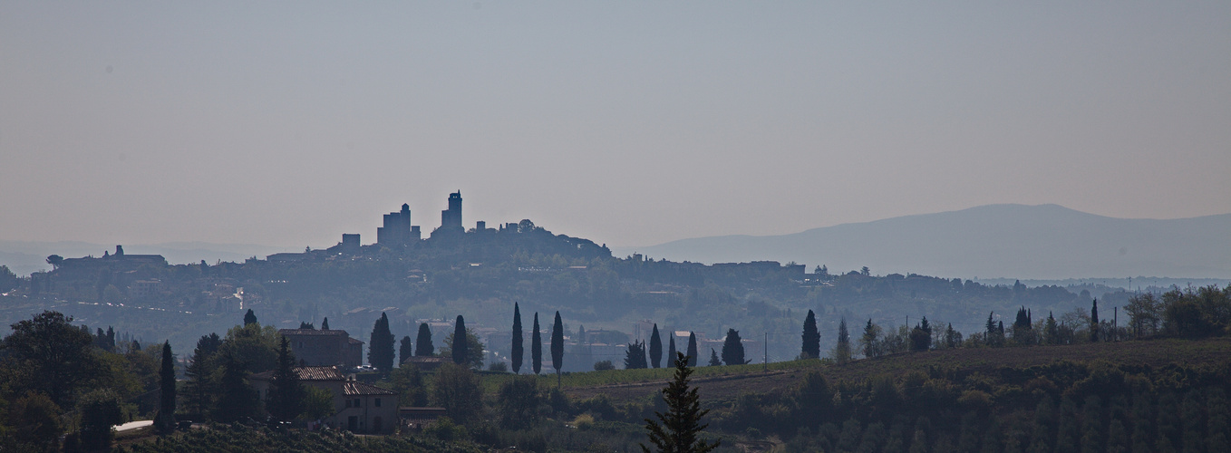 Skyline von San Gimignano -UNESCO-Weltkulturerbe