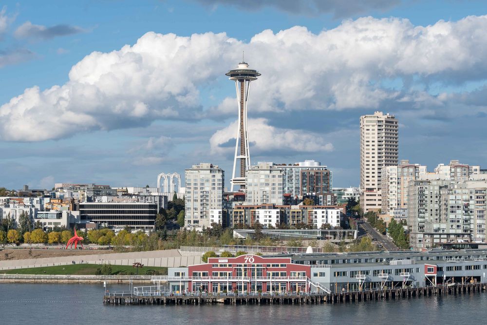 Skyline von Seattle, USA....