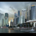 Skyline von Singapur