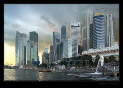 Skyline von Singapur