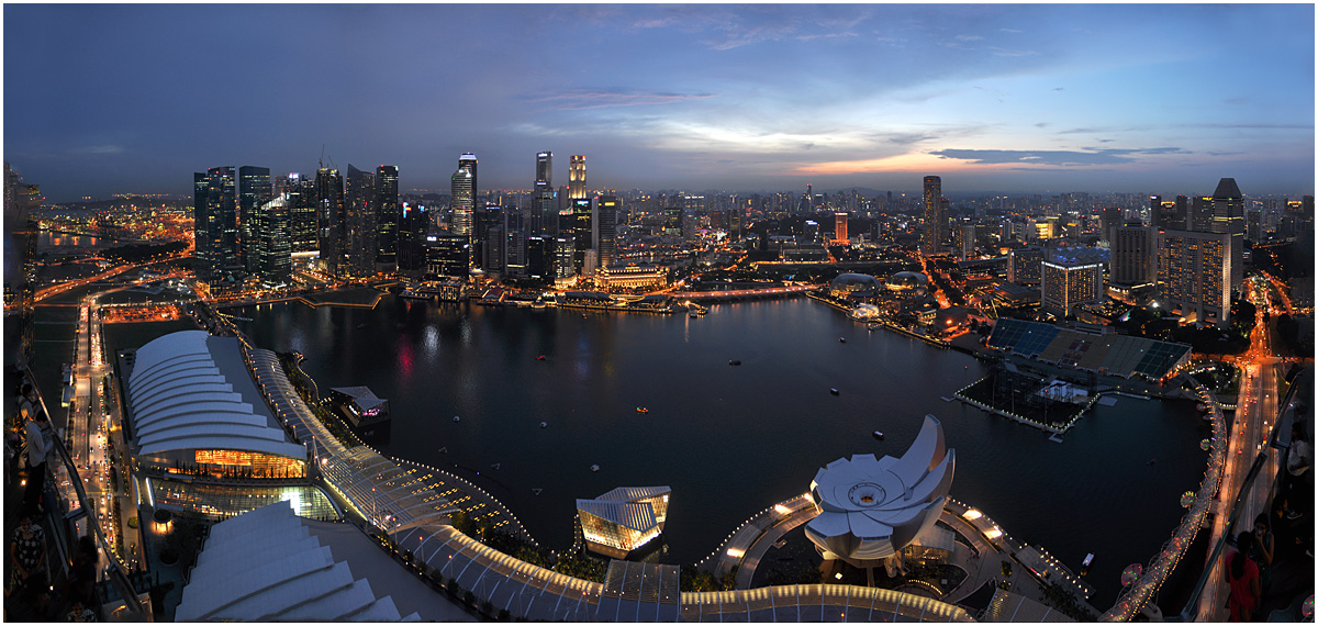 Skyline von Singapur