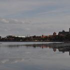 "Skyline" von Stralsund mit Spiegelung