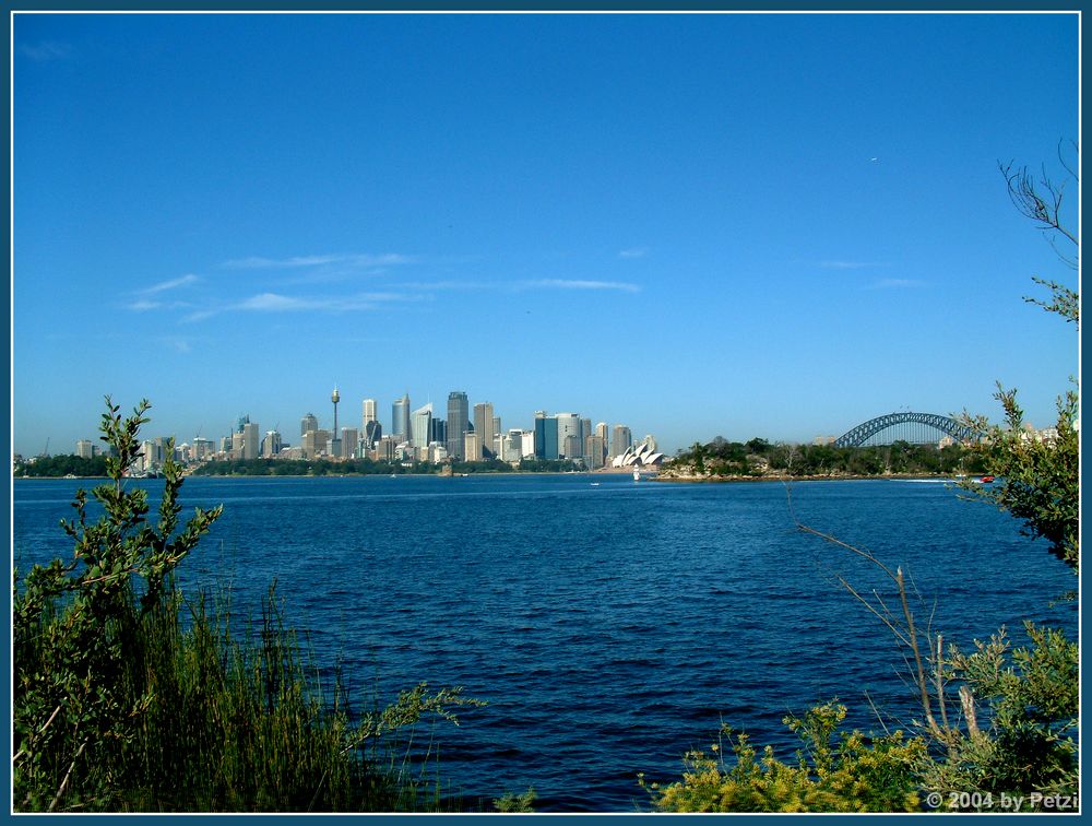 Skyline von Sydney vom Zoo aus gesehen