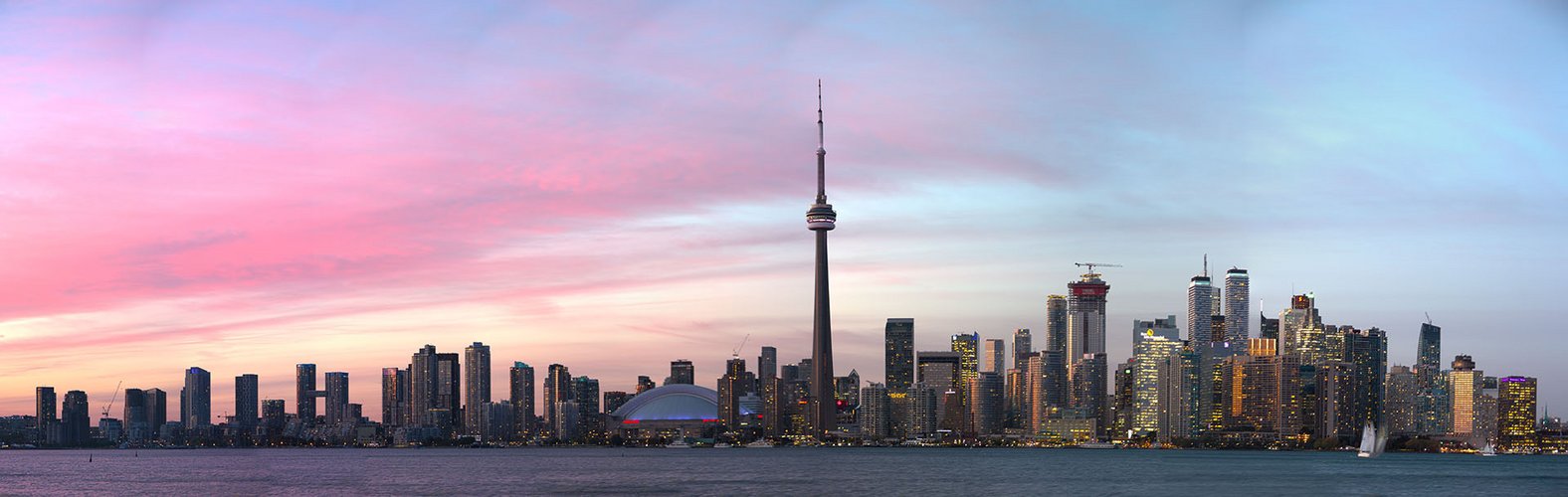 Skyline von Toronto als HDR Panorama