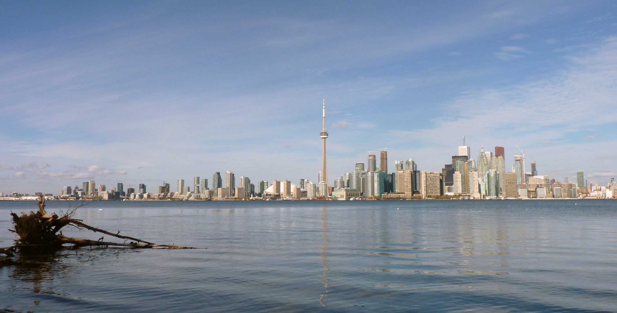 Skyline von Toronto an einem kalten Wintermorgen