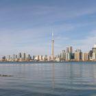 Skyline von Toronto an einem kalten Wintermorgen