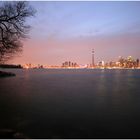 Skyline von Toronto im Spätwinter