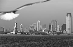 Skyline with Lady Liberty