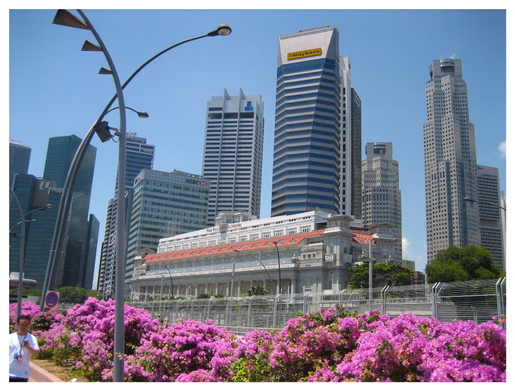 Skyline/Bankenviertel von Singapur