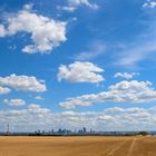 Skylinepano mit Wolken