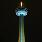 Skylon at night