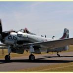 Skyraider Ankunft in Duxford....