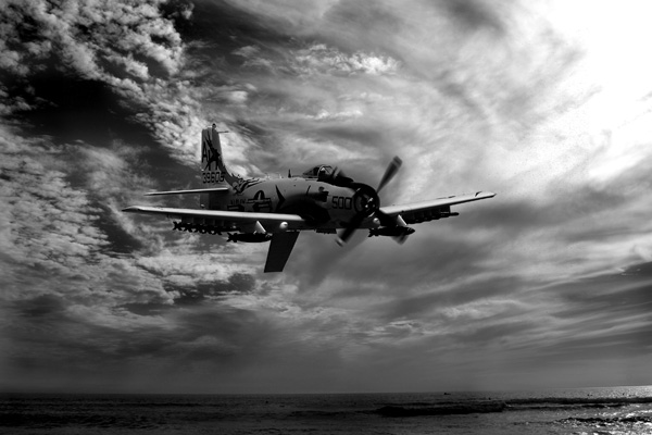 Skyraider Over The Pacific