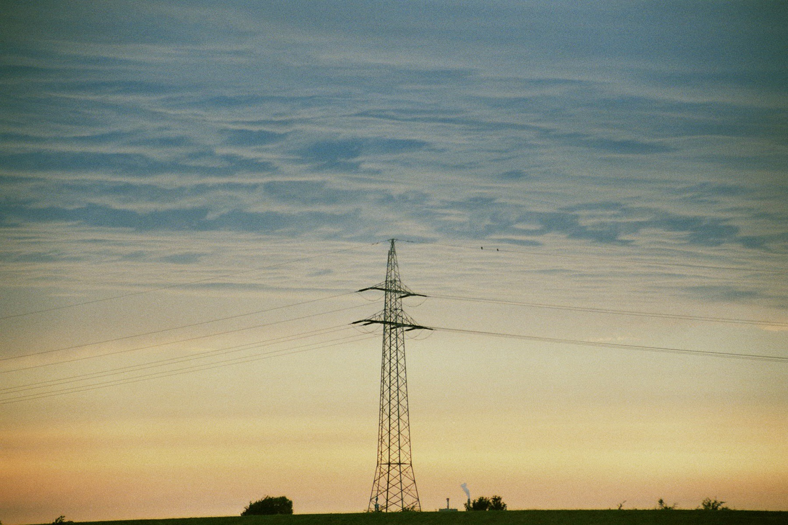 Skyscraper ... Abenddämmerung in der Arberger Marsch