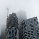 Skyscraper im Nebel