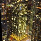Skyscraper in New York bei Nacht