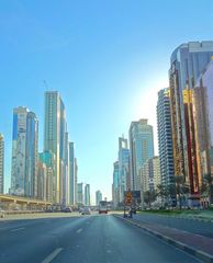 Skyscrapers at Sheikh Zayed Road