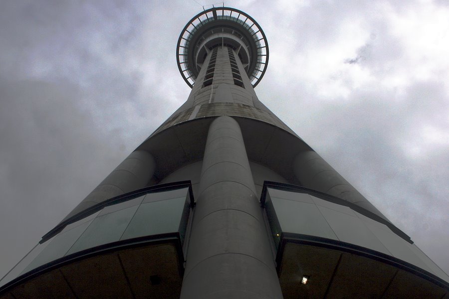 Skytower mal von unten