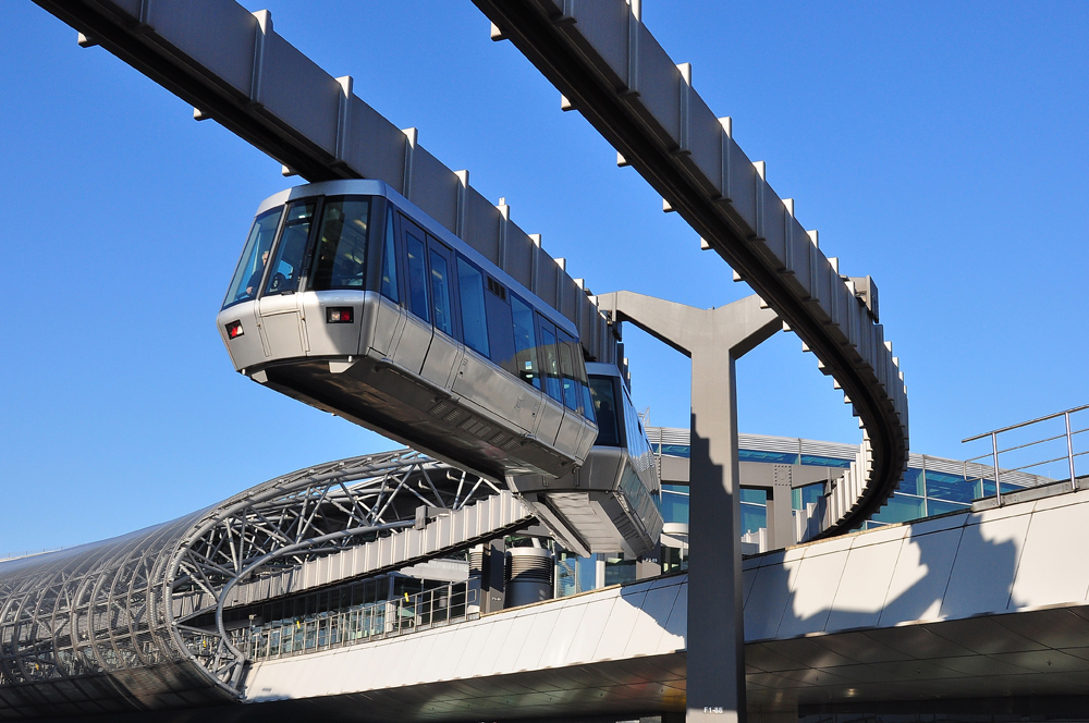 SkyTrain am Airport Düsseldorf