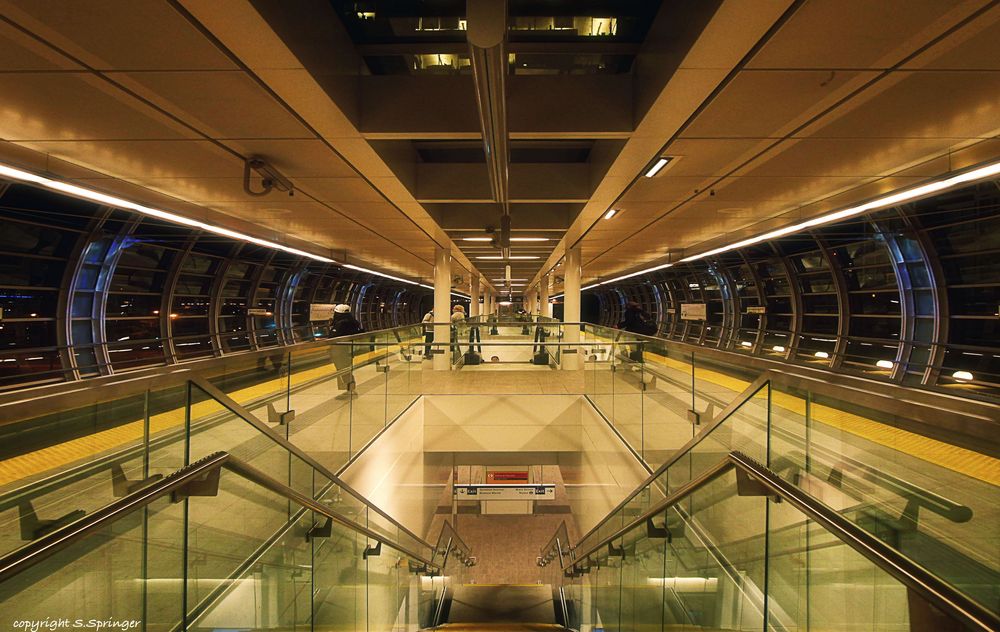 Skytrain Station Vancouver at Telus Science World