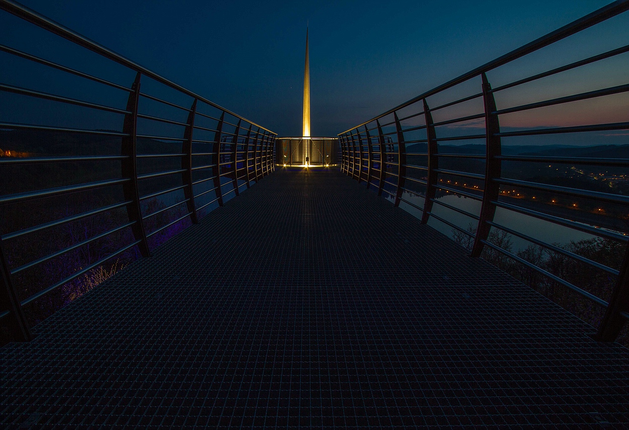 Skywalk über der Bigge