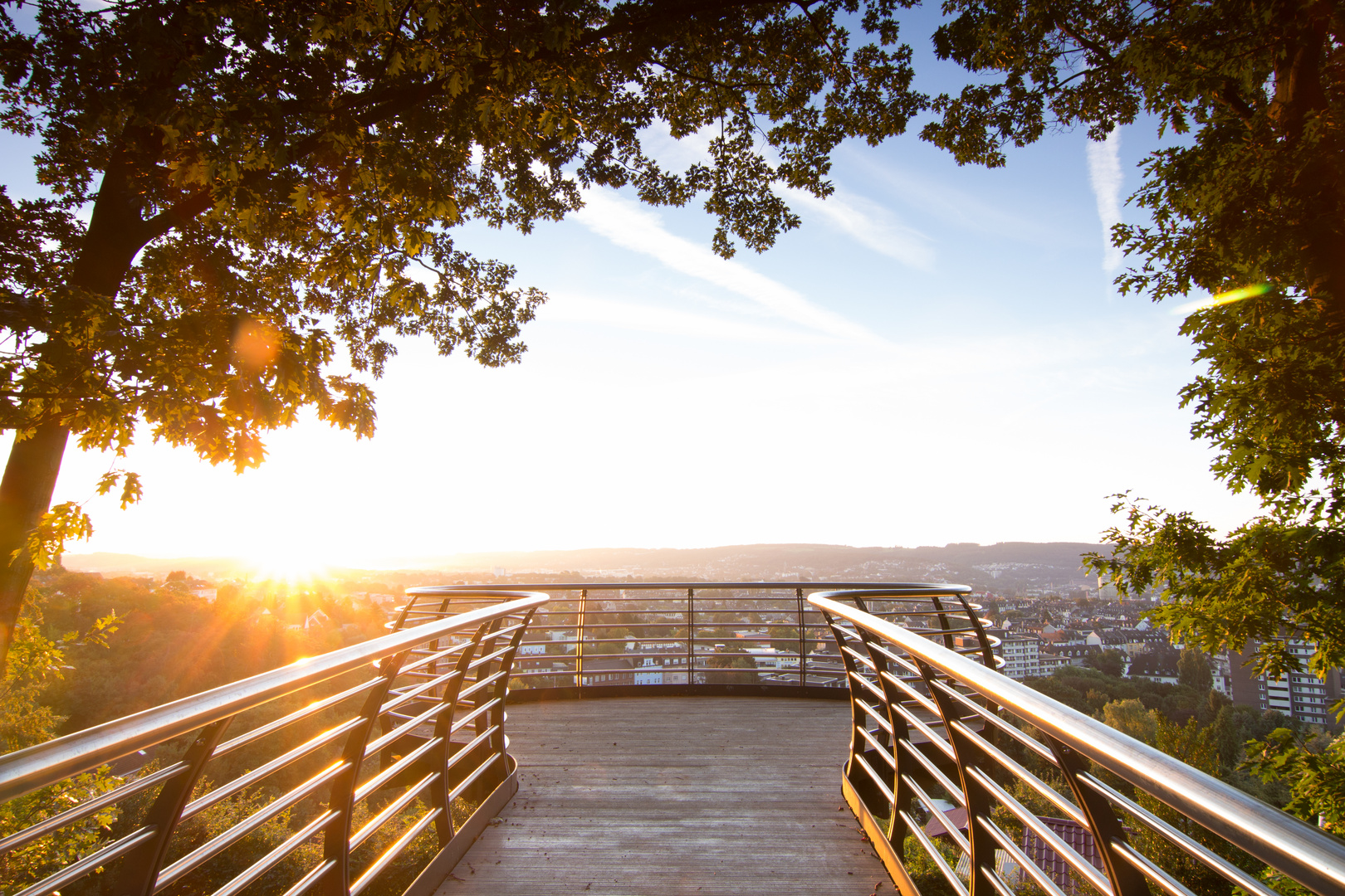  Skywalk Wuppertal Foto & Bild sunset, sonnenuntergang, sonne Bilder auf