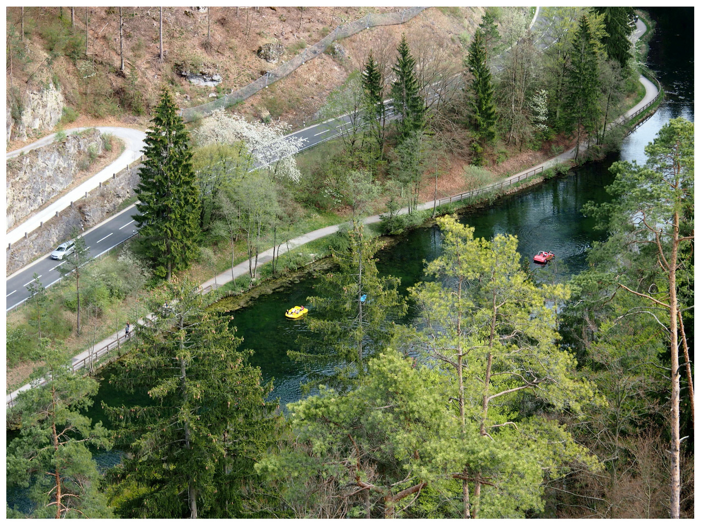 Skywalkblick zum Schöngrundsee