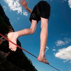 Slackline oben ohne