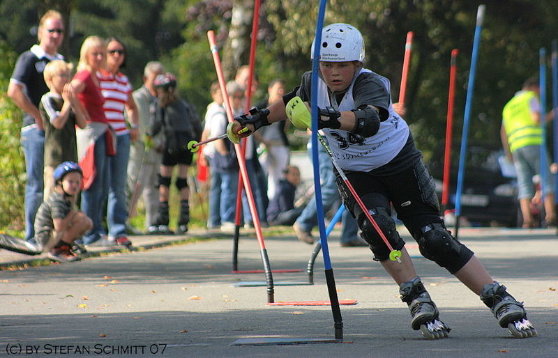 Slalom im Sommer