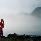 ÍSLAND, Morgennebel in Reyðisfjörður