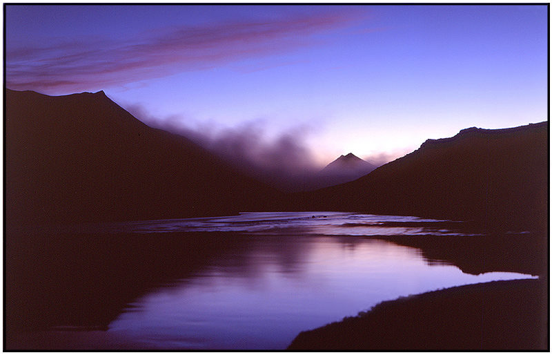 ÍSLAND, Sonnenaufgang am Kirkjufellsvatn