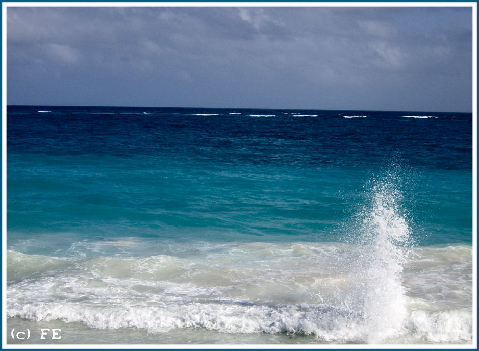 Slashing Water in Tulum