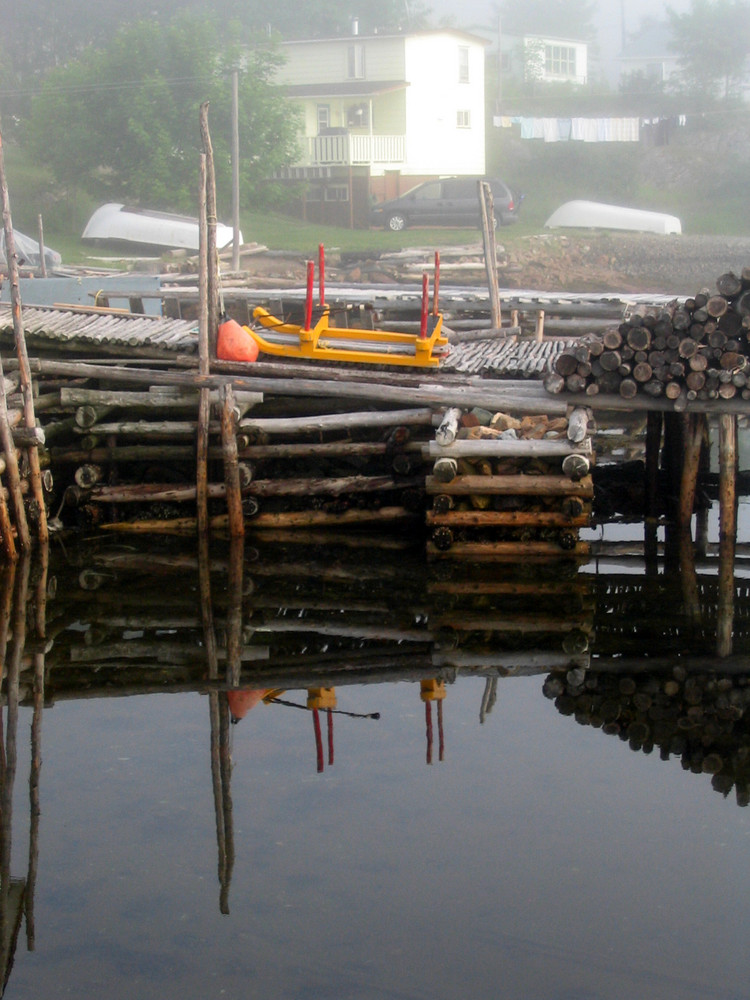 Sled on Wharf