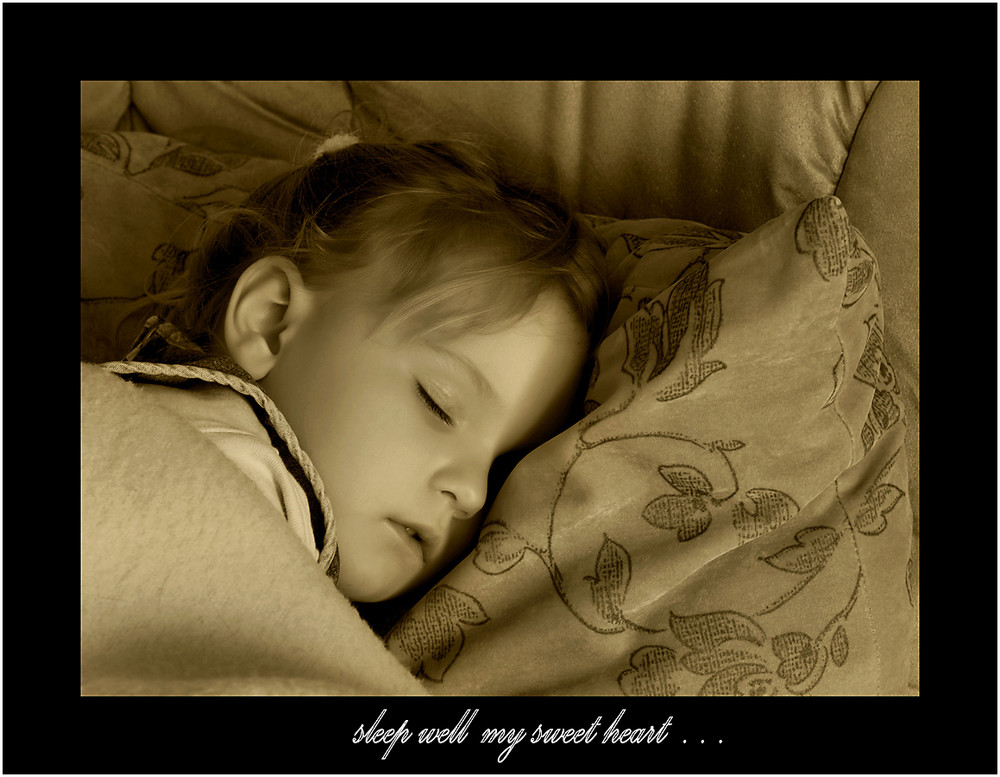 sleep well my sweet heart