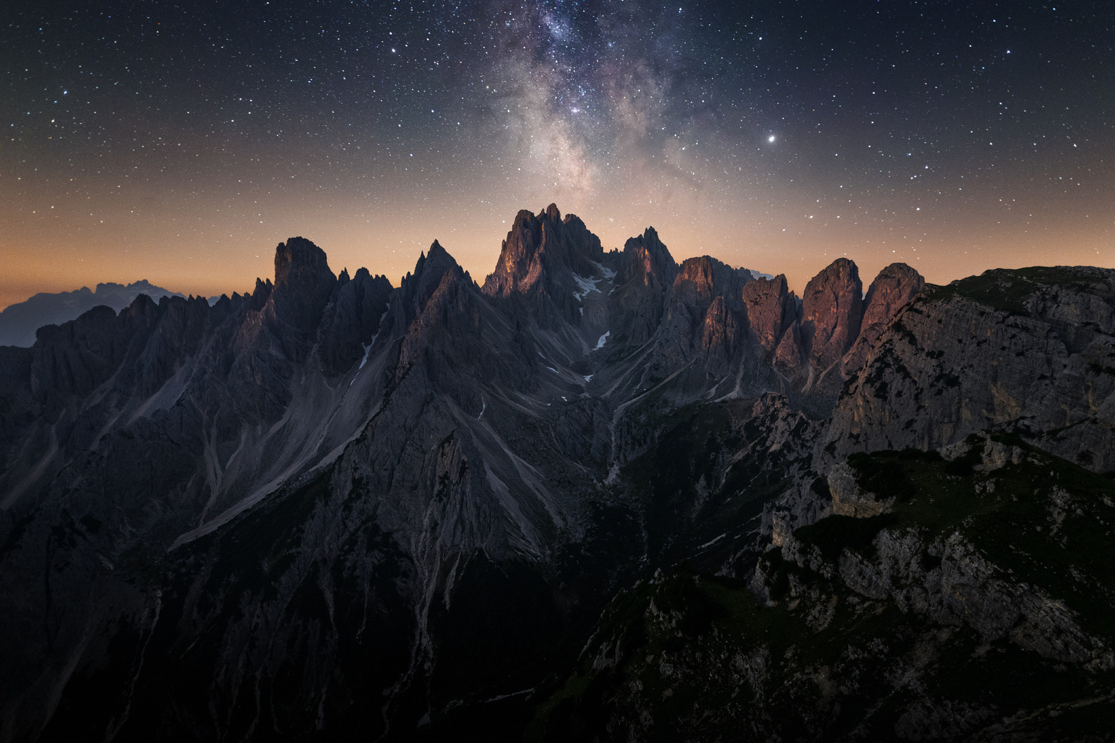 ...sleeping Dolomites