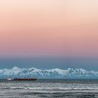 Sleeping Princess Mountains towards the north of Anchorage