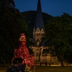 Sleipnir vor der Petrikirche...