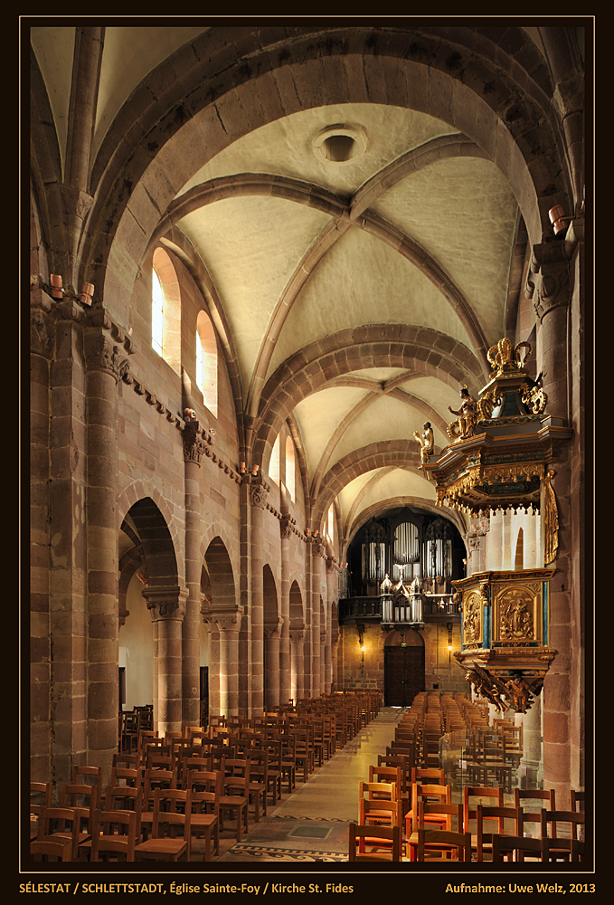 SÉLESTAT / SCHLETTSTADT (Bas-Rhin), Église Sainte-Foy / Kirche St. Fides