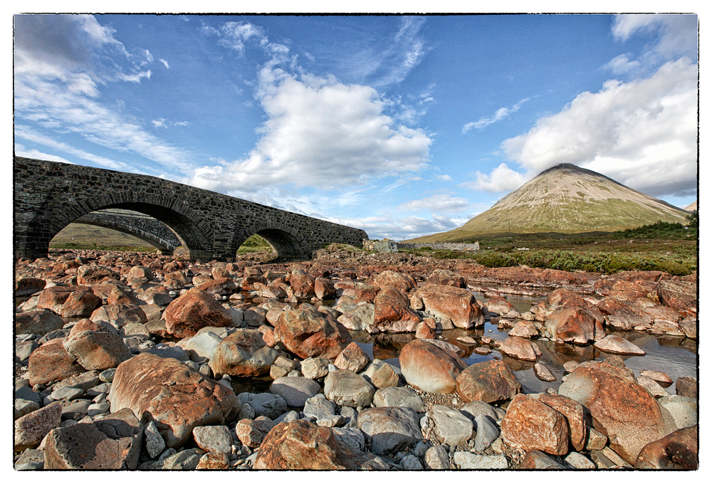 Sligachan Bridge und die Cuillins