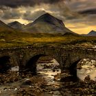 Sligachan Bridge vor den Black Cuillins