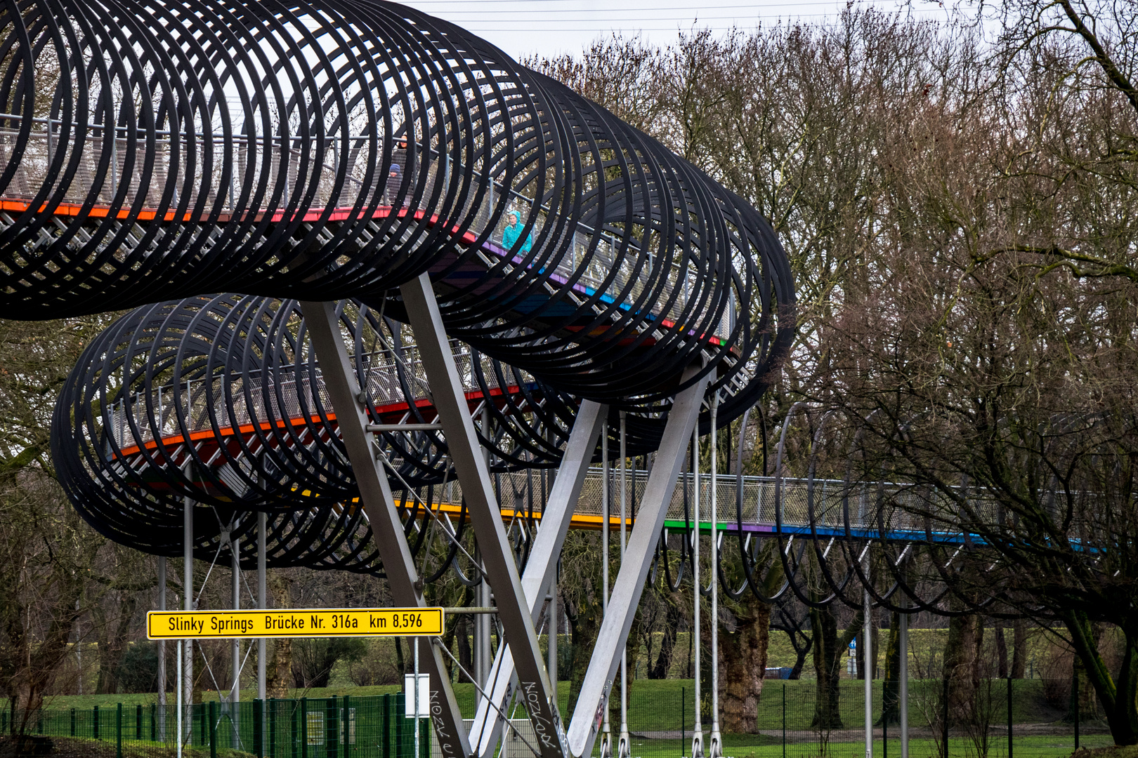 Slinky Spring Brücke in Oberhausen