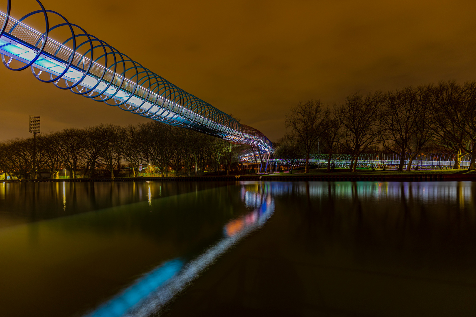 Slinky springs bridge