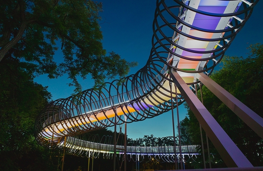 Slinky springs to fame, Tobias Rehberger Brücke, Oberhausen, Sigma DP1s