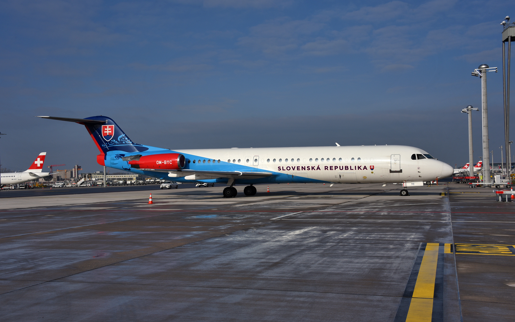 Slovakia - Government Fokker 100 OM-BYC