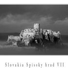 Slovakia Spissky Hrad b&w