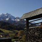 Slowenien, Wurzenpass mit Blick auf die Krnicagruppe