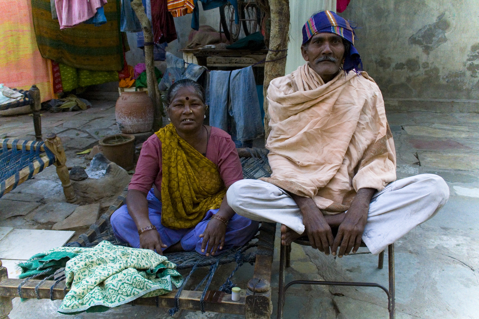 Slumbewohner von Ahmedabad