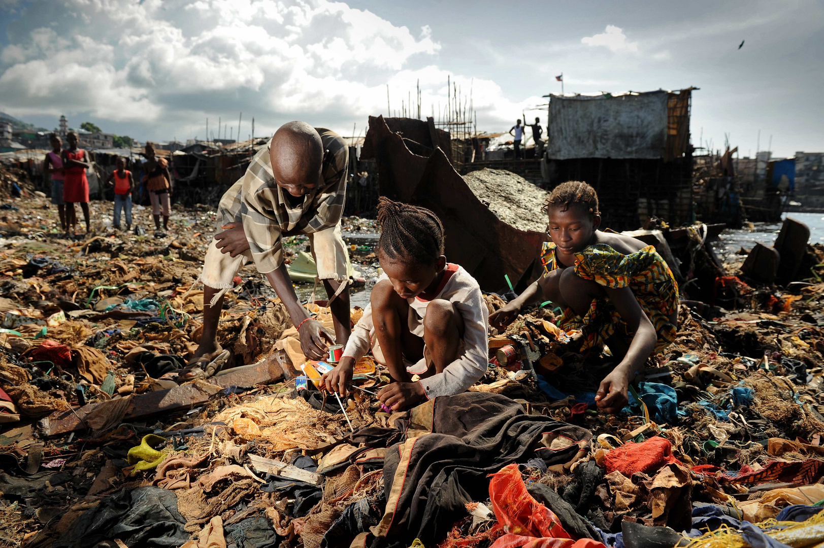 Slums von Sierra Leone